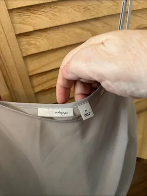 Halogen Light Gray Spaghetti Strap Cami Top Medium thumbnail 2