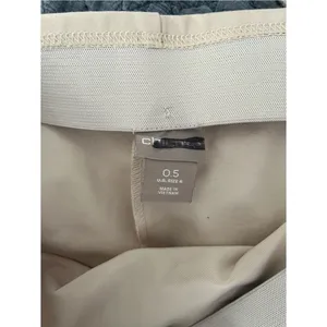 Chico’s Ankle Pants Womens 0.5 US 6 Cream Ivory Pull On Ponte Slim Stretch thumbnail 12