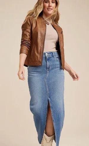 Maurice's Denim Maxi Skirt thumbnail 1