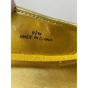 Talbots Lyndsay Yellow Canvas Peep Toe Sling‎ Back Espadrille Wedge Size 9.5 thumbnail 9