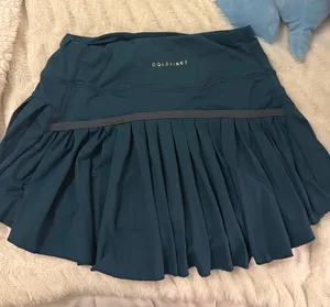 gold hinge blue skirt  thumbnail 1