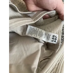 JoyLab Beige Textured Seamless Padded one-piece activewear Bodysuit M thumbnail 2
