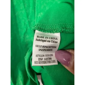 Very J Mineral Washed Green Cotton Romper Mini Dress Small thumbnail 8