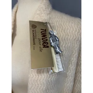 VTG Scandinavian Tundra Wool Knit Cardigan White Sweater Soft Neutral Size M. thumbnail 4