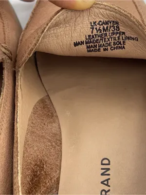 Lucky Brand Canyen slip on tan flat loafers women’s Size 7 1/2M thumbnail 9