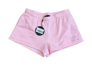 White Fox Boutique Always Shining Lounge Sweat Shorts Rhinestone Posh Pink XL thumbnail 1