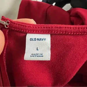NWOT Old Navy Red Stretchy Short Sleeve Sheath Dress Size L thumbnail 9