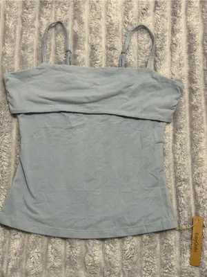 Easy Gala Light Blue Cami Top — Size XS — NWT thumbnail 1