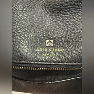 Kate Spade Large Maria Southport Avenue Black‎ Leather Cross Body thumbnail 4