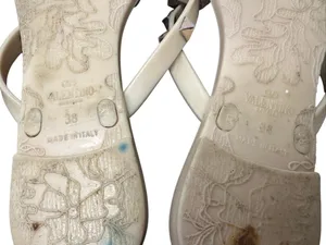Valentino Garavani Rockstud Jelly Flip Flops -  3 Missing studs thumbnail 5