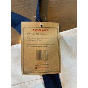 Trader Joe’s Canvas Bag Tote LARGE Grocery Shopping Eco Reusable NEW Ships Fast thumbnail 6