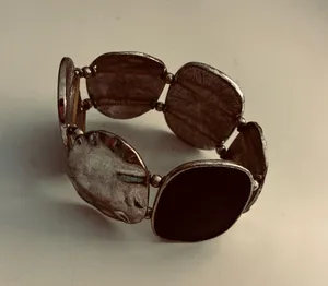 silver and black bracelet thumbnail 3