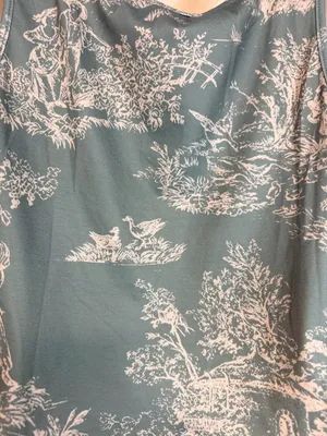 Cider Sage Green Toile Square-Neck Crop Top thumbnail 7