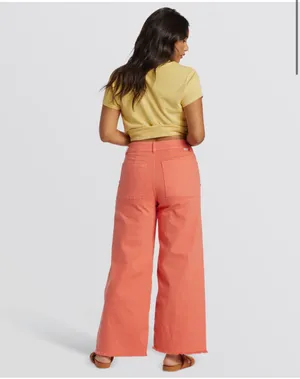 Billabong Free Fall High-Waist Pants 31” Papaya thumbnail 2