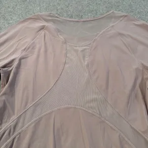 Lululemon Sculpt Long Sleeve T-Shirt Women's 4 No Size Tag Mesh Panel Active Run thumbnail 7