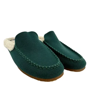 Rothy's The Scuff Slipper Slip On Merino Wool Sherpa Comfort Green 11M NWOT thumbnail 2