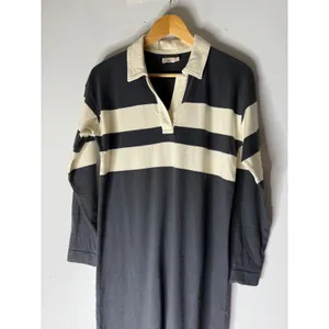 Faherty Rugby Jersey Polo Dress Open Stripe navy white size XS thumbnail 3