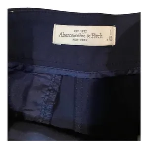 Abercrombie & Fitch‎ Woman’s Navy Side Zip High Waisted Shorts Size 0 Pockets thumbnail 3