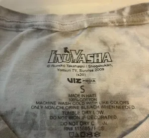 Vintage Inuyasha Sesshomato 2009 Tee (S) Unisex thumbnail 3