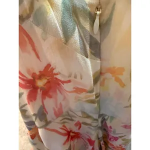 Sundance Size 6 Botanical‎ Floral Maxi Dress Handkerchief Hem Boho Resort thumbnail 8