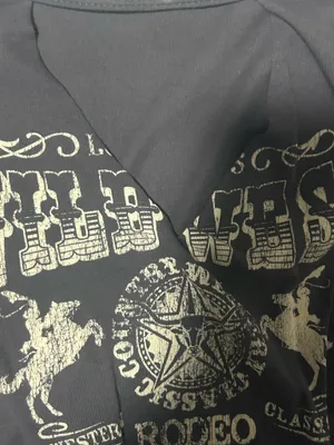 Cropped cowgirl baby tee thumbnail 2