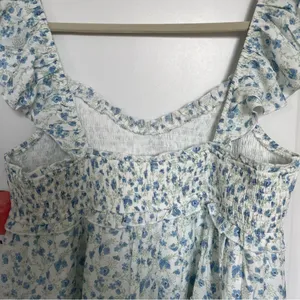 NEW Arula Blue and White Floral Dress Plus Size 2X Available NWT thumbnail 8