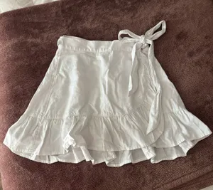 Aerie Wrap Linen Skirt thumbnail 1
