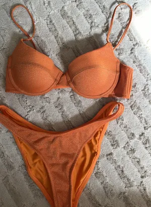 Triangl Orange Sparkle Bikini thumbnail 2