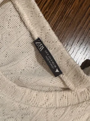 Zara Long Sleeve Ruffle Sweater Top thumbnail 3