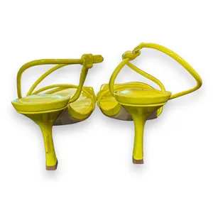 Marc Fisher Dareta Pump‎ Sandal Women's Yellow Sandal Sz 6 thumbnail 3