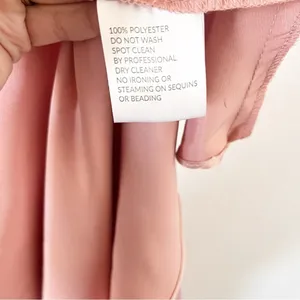 Ladivine Satin Dusty Pink Formal Evening Cocktail High Slit Maxi Gown thumbnail 5