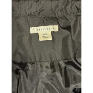 Quilted Women's Jacket Medium Black Zip Front Cutter & Buck Miller Lite Logo thumbnail 3