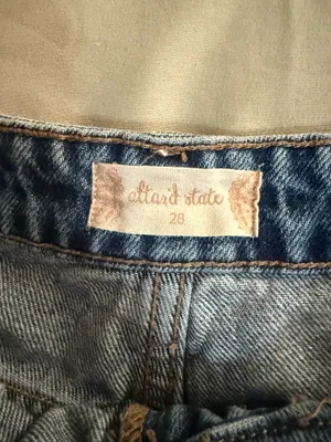 Altar’d state distressed straight leg jeans 28 thumbnail 2