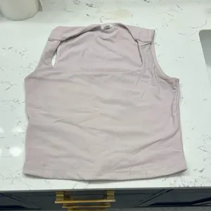 Garage Tank with a square neck line Pink  thumbnail 1