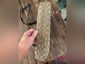Coach Brown Signature Jacquard Crossbody Bag thumbnail 5