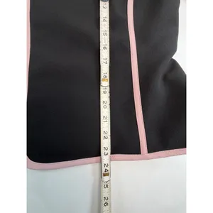Black Label by Evan-Picone Black Pink Contrast Trim Open Blazer Jacket Size 16 thumbnail 5