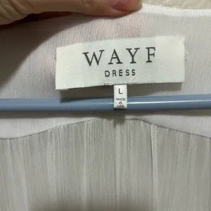 WAYF Natasha White Wrap Dress Large Romantic Cottagecore Ruffle Bridal Shower thumbnail 4