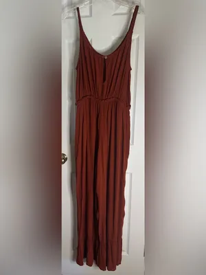 Patrons of Peace Spaghetti Strap Wideleg Maxi Jumpsuit thumbnail 6
