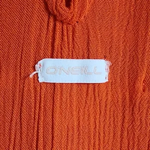 O'Neill Dress Womens Small Orange‎ Solid Relaxed thumbnail 4