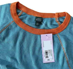 NWT Blue and Orange Knit Crop Top 🔥 thumbnail 2