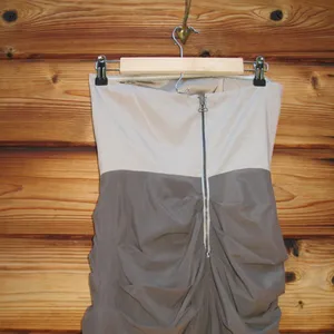 Alice + Olivia Silk Strapless Mini Dress thumbnail 10