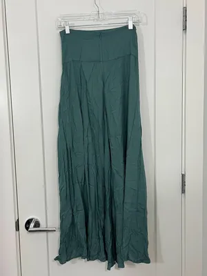 O'Neill XS Extra Small Teal High-Low Ambrosio Skirt Maxi thumbnail 7