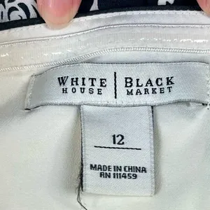 White House Black Market Silk Floral Sequined Sleeveless Mini Dress 12 thumbnail 11