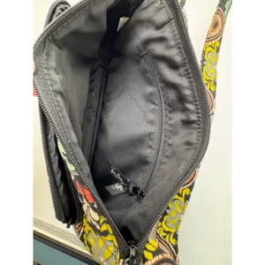 Vera Bradley Sierra On The Go Crossbody Bag Quilted Paisley Floral Black thumbnail 9