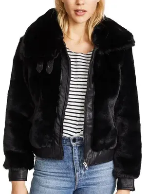 The BLANKNYC faux fur noise coat thumbnail 1