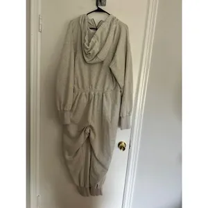 FP Movement x Hatch Maternity Hooded Jumpsuit Sz:S Gray Half Zip Cotton Blend thumbnail 2