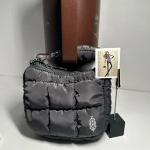 Free People Quilted Micro Pouch #1043 thumbnail 4