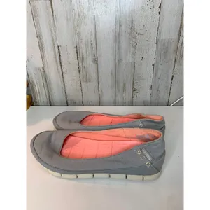 Crocs Stretch Sole Flat Womens Slip-On Ballet Flats Gray Size 10 Comfort thumbnail 2