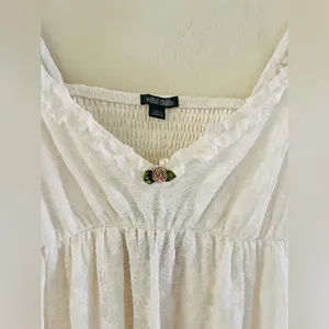 Wild Fable New Lace Dress sz L White/Prl thumbnail 3