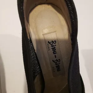 VTG Bisou Bisou Black Pumps Size 6 thumbnail 7